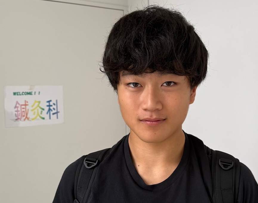 鍼灸科 1年 斎藤 紳一さん